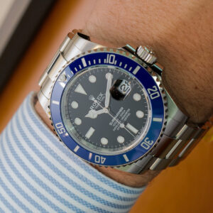 Rolex Submariner “Cookie Monster” 41mm Schwarz Zifferblatt 126619LB Taucheruhr - Detail Zifferblatt