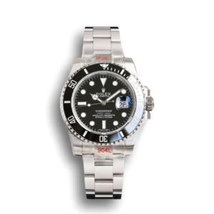 Rolex Submariner SUB 116610 40mm Schwarz Zifferblatt Taucheruhr - Frontansicht