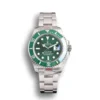 Rolex Submariner SUB 116610 40mm Gruen Zifferblatt Taucheruhr - Frontansicht