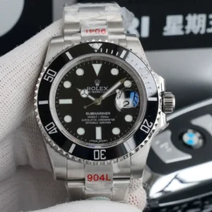 Rolex Submariner SUB 116610 Schwarz Zifferblatt Taucheruhr - Seitenansicht