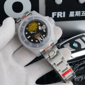 Rolex Submariner SUB 116610 Schwarz Zifferblatt Taucheruhr - Detail Zifferblatt