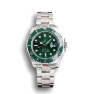 Rolex Submariner SUB 116610 Gruen Zifferblatt Taucheruhr - Frontansicht