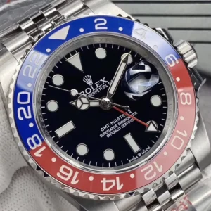 Rolex GMT-Master II 40mm Dial Schwarz 126710BLRO Jubilee “Pepsi” GMT Uhr - Produktbild - Bild 5