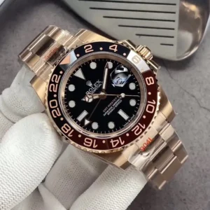 Rolex GMT-Master II 40mm Schwarz Dial 126710BLRO-0001 Rosegold Gold GMT Uhr - Produktbild - Bild 3