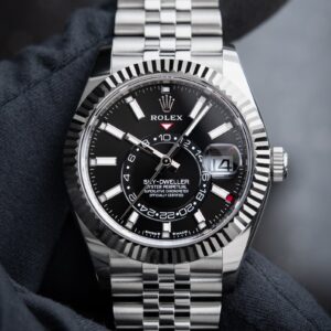 Rolex Sky-Dweller 42 mm Leuchtend Schwarz Dial 336934 Jubilee Weltzeituhr - Produktbild - Bild 7