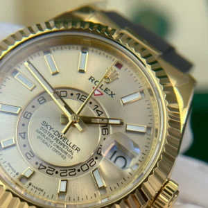 Rolex Sky-Dweller 42 mm Champagner Dial 336238 Weltzeituhr - Produktbild - Bild 7