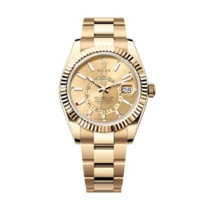 Rolex Sky-Dweller 42 mm Champagner Dial 336938 Weltzeituhr - Produktbild