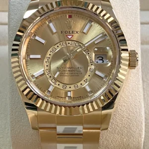Rolex Sky-Dweller 42 mm Champagner Dial 336938 Weltzeituhr - Produktbild - Bild 2