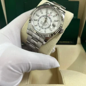 Rolex Sky-Dweller 42 mm Intensiv Weiss Dial 336934 Weltzeituhr - Produktbild - Bild 2