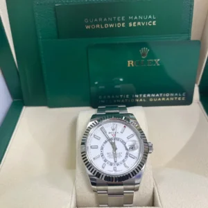 Rolex Sky-Dweller 42 mm Intensiv Weiss Dial 336934 Weltzeituhr - Produktbild - Bild 3