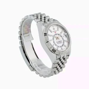 Rolex Sky-Dweller 42 mm Intensiv Weiss Dial 336934 Jubilee Weltzeituhr - Produktbild - Bild 5
