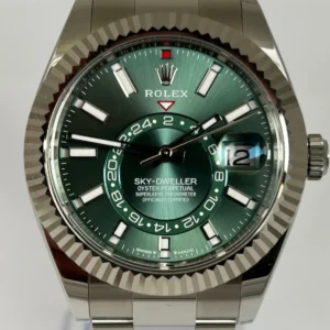 Rolex Sky-Dweller 42 mm Mint Gruen Dial 336934 Oyster Weltzeituhr - Produktbild - Bild 2