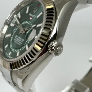 Rolex Sky-Dweller 42 mm Mint Gruen Dial 336934 Oyster Weltzeituhr - Produktbild - Bild 4